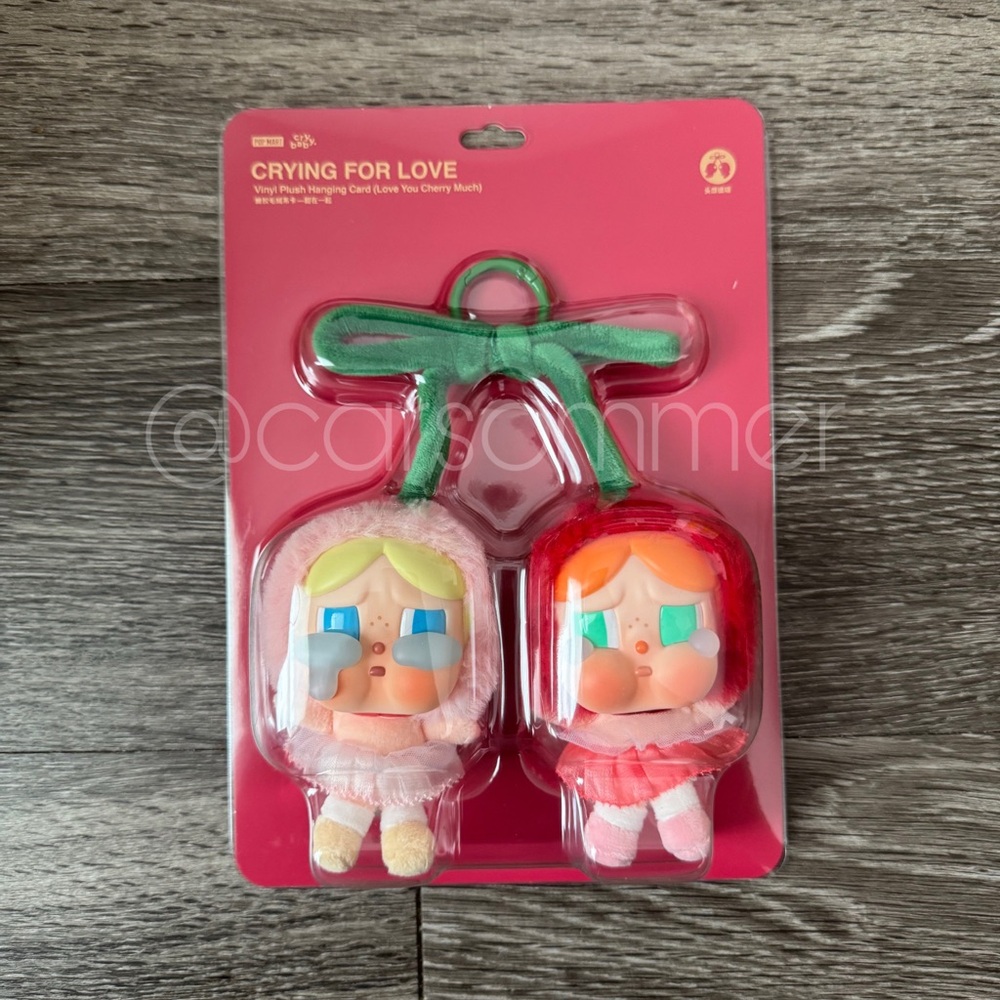 Authentic Pop Mart Crybaby Crying for
Love (Love You Cherry Much)
